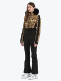 Faux Fur One Piece Ski Suit