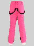 Pink Thermal Warm High Waterproof Windproof Snowboard Ski Pants