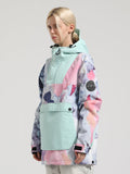 Chaqueta de esquí con bloques de color