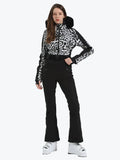 Faux Fur One Piece Ski Suit