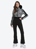 Faux Fur One Piece Ski Suit