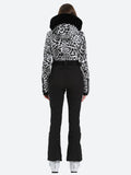 Faux Fur One Piece Ski Suit