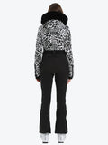 Faux Fur One Piece Ski Suit
