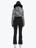 Faux Fur One Piece Ski Suit
