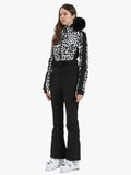 Faux Fur One Piece Ski Suit