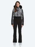 Faux Fur One Piece Ski Suit