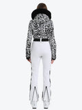 Faux Fur One Piece Ski Suit