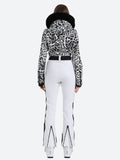 Faux Fur One Piece Ski Suit