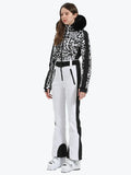 Faux Fur One Piece Ski Suit