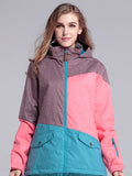 Warm Thermal Waterproof Windproof Colorful Ski Jacket