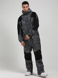 Ski Suit Fluorescent Camouflage Night Single One-Piece Snow Suit