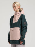 Chaqueta de esquí con bloques de color