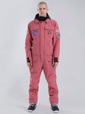 Men's Slope Star Pink One Picece Snowboard Ski Suits