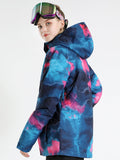 Leichte Graffiti-Ski- und Snowboardjacke