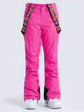 Rose Thermal Warm High Waterproof Windproof Snowboard Ski Pants