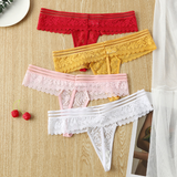 5pack Floral Lace Panty Set Aosig