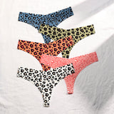 5pack Leopard Panty Set Aosig