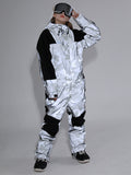 Ski Suit Fluorescent Camouflage Night Single One-Piece Snow Suit