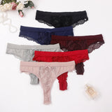 6pack Floral Lace Thong Aosig