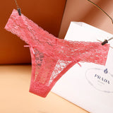 6pack Floral Lace Thong Set Aosig