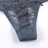 6pack Floral Lace Thong Set Aosig