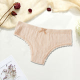 6pack Lace Trim Panty Set Aosig