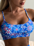 Floral-Printed High-Waisted Bikini Swimwear