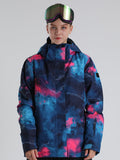 Leichte Graffiti-Ski- und Snowboardjacke