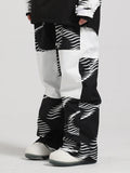 Multicolor Stripe Ski Pants