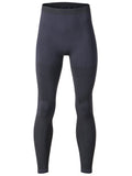 Winter Grey Ski Thermal Underwear Set Wicking Quick-Drying