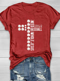 All I Need Today Is Baseball And Jesus Short Sleeve T-Shirt Aosig