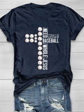 All I Need Today Is Baseball And Jesus Short Sleeve T-Shirt Aosig