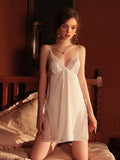 Allure Lace Suspender Nightdress Aosig