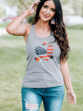 American Flag Heart July 4th Vest Aosig