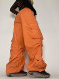 American Retro Street Style Cargo Pants Aosig