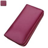 Anti RFID organ long leather wallet Aosig