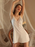 Backless Suspender Nightdress Aosig