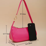 Baguette underarm  candy color one-shoulder bag Aosig