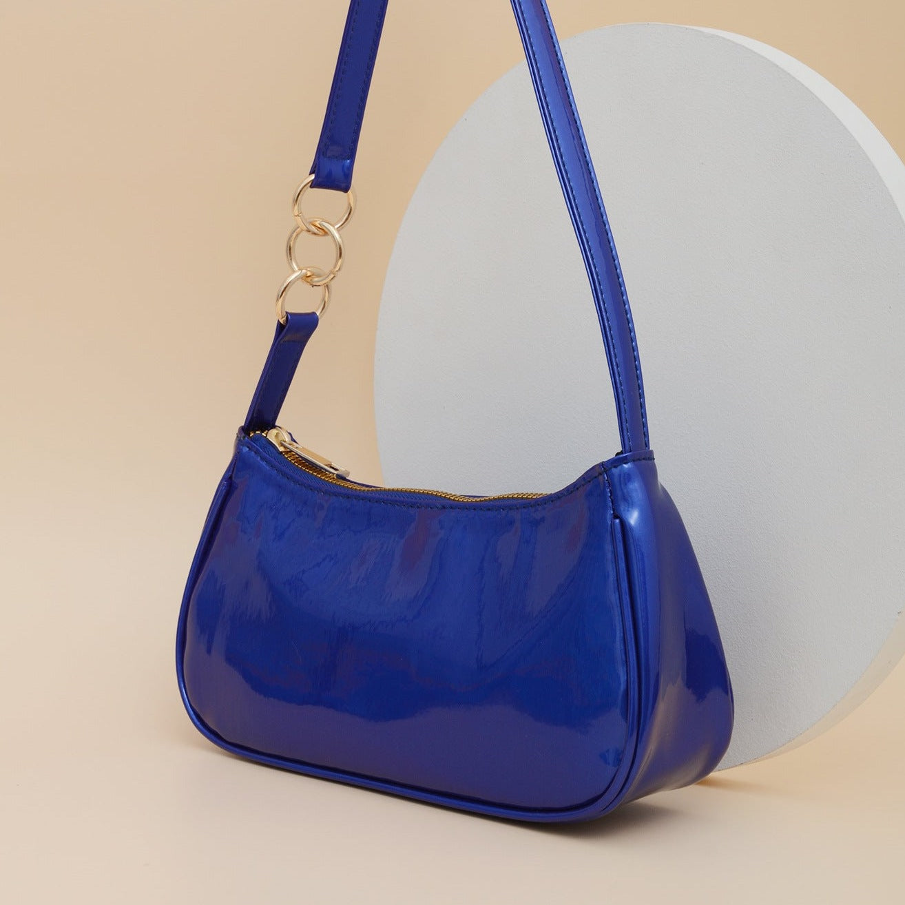 Baguette underarm  candy color one-shoulder bag Aosig