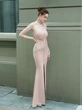 Banquet slim long dress Aosig