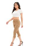 Cargo Stretch Cropped Breeches Aosig