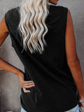 Color Casual Top Women Loose Pullover Bottoming Vest Aosig