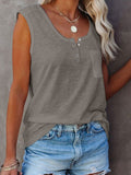 Color Casual Top Women Loose Pullover Bottoming Vest Aosig