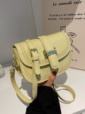 Colour Contrast Saddle Bag Aosig