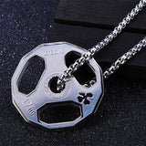 Cool Men's Dumbbell Pendant Aosig