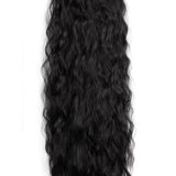 Corn hot velcro  long curly hair explosive piece ponytail  wig piece Aosig