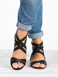 Cross Strap Sandals Aosig