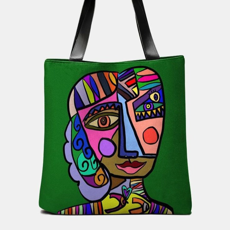 Double-sided color printing women's bag Aosig