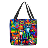 Double-sided color printing women's bag Aosig