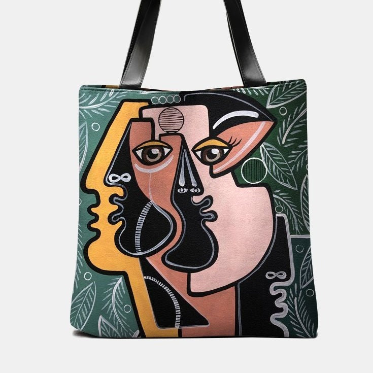 Double-sided color printing women's bag Aosig